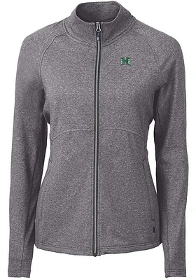 Cutter and Buck Hawaii Warriors Womens Adapt Eco Knit Light Weight Jacket