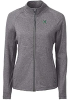 Cutter and Buck Hawaii Warriors Womens Adapt Eco Knit Light Weight Jacket