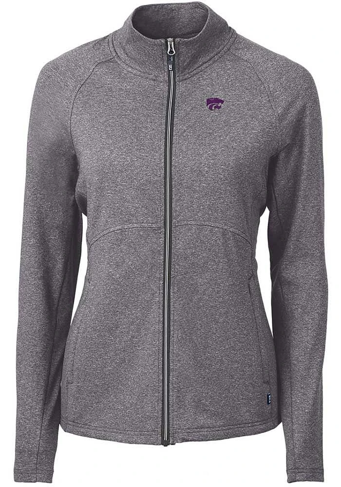 Cutter and Buck K-State Wildcats Womens Adapt Eco Knit Light Weight Jacket