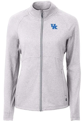 Cutter and Buck Kentucky Wildcats Womens Adapt Eco Knit Light Weight Jacket