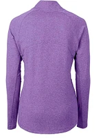 Cutter and Buck LSU Tigers Womens Purple Adapt Eco Knit Light Weight Jacket