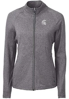 Cutter and Buck Michigan State Spartans Womens Adapt Eco Knit Light Weight Jacket