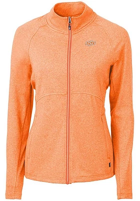 Cutter and Buck Oklahoma State Cowboys Womens Adapt Eco Knit Light Weight Jacket