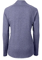 Cutter and Buck Pennsylvania Quakers Womens Navy Blue Adapt Eco Knit Light Weight Jacket
