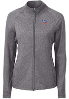 Cutter and Buck SMU Mustangs Womens Adapt Eco Knit Light Weight Jacket