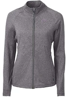 Cutter and Buck TCU Horned Frogs Womens Adapt Eco Knit Light Weight Jacket
