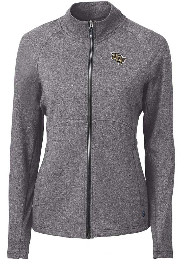 Cutter and Buck UCF Knights Womens Black Adapt Eco Knit Light Weight Jacket