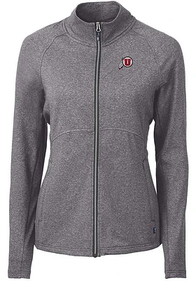 Cutter and Buck Utah Utes Womens Adapt Eco Knit Light Weight Jacket