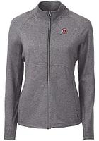 Cutter and Buck Utah Utes Womens Adapt Eco Knit Light Weight Jacket
