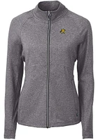 Cutter and Buck Wichita State Shockers Womens Black Adapt Eco Knit Light Weight Jacket