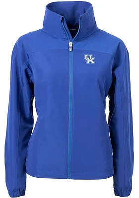 Cutter and Buck Kentucky Wildcats Womens Charter Eco Light Weight Jacket