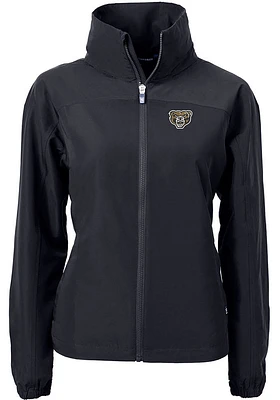 Cutter and Buck Oakland University Golden Grizzlies Womens Black Charter Eco Light Weight Jacket