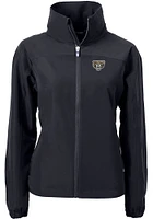Cutter and Buck Oakland University Golden Grizzlies Womens Black Charter Eco Light Weight Jacket