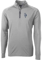 Cutter and Buck Kansas City Royals Mens Connect Adapt Eco Big Tall Qtr Zip