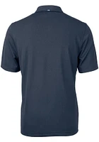 Cutter and Buck Kansas City Royals Navy Blue Connect Virtue Eco Pique Big Tall Polo