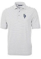 Cutter and Buck Kansas City Royals Connect Virtue Eco Pique Stripe Big Tall Polo