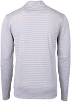 Cutter and Buck Kansas City Royals Mens Connect Virtue Eco Pique Stripe Big Tall Qtr