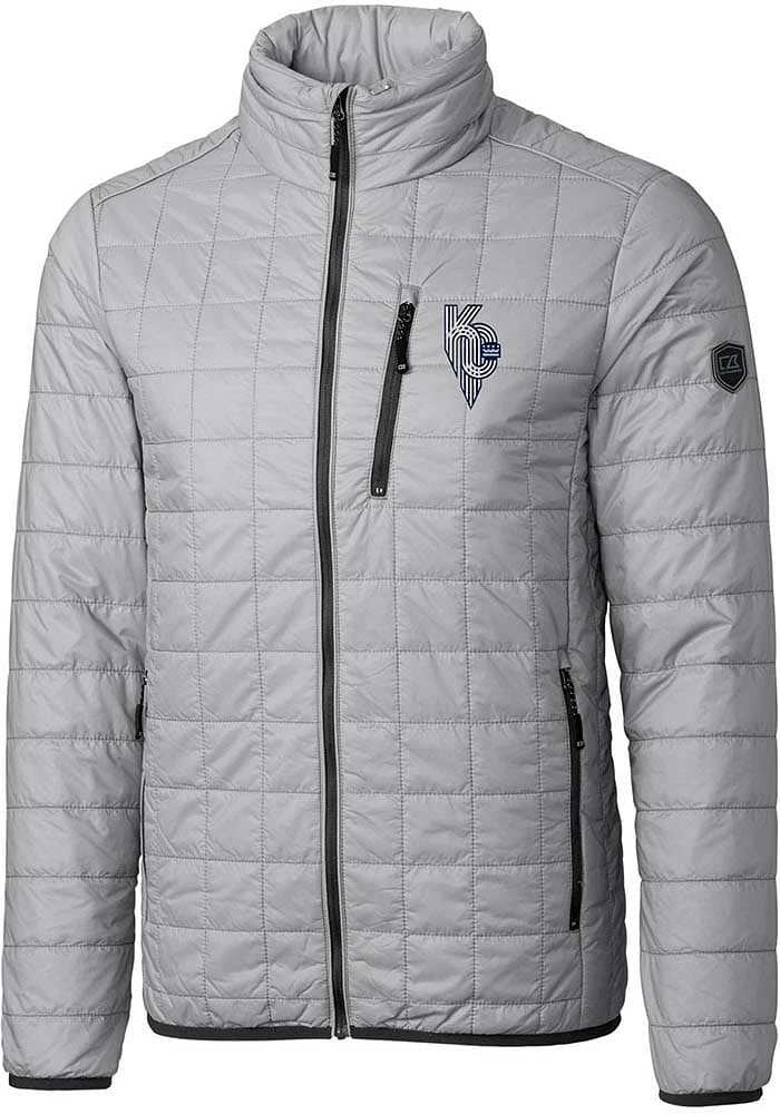 Cutter and Buck Kansas City Royals Mens Connect Rainier PrimaLoft Big Tall Lined Jac