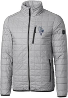 Cutter and Buck Kansas City Royals Mens Connect Rainier PrimaLoft Big Tall Lined Jac