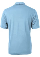 Cutter and Buck Kansas City Royals Mens Light Blue Connect Virtue Eco Pique Short Sleeve Polo