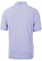 Cutter and Buck Kansas City Royals Mens Connect Virtue Eco Pique Botanical Short Sleeve
