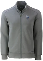 Cutter and Buck Kansas City Royals Mens Grey Connect Roam Light Weight Jacket