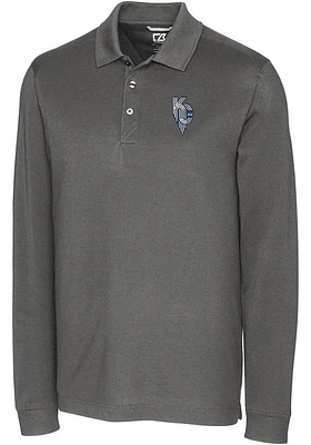 Cutter and Buck Kansas City Royals Mens Connect Advantage Long Sleeve Polo Shirt