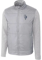 Cutter and Buck Kansas City Royals Mens Grey Connect Stealth Medium Weight Jacket