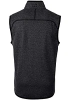 Cutter and Buck Kansas City Royals Mens Charcoal Connect Mainsail Sleeveless Jacket