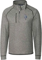 Cutter and Buck Kansas City Royals Mens Connect Mainsail Long Sleeve Qtr Zip Pullover
