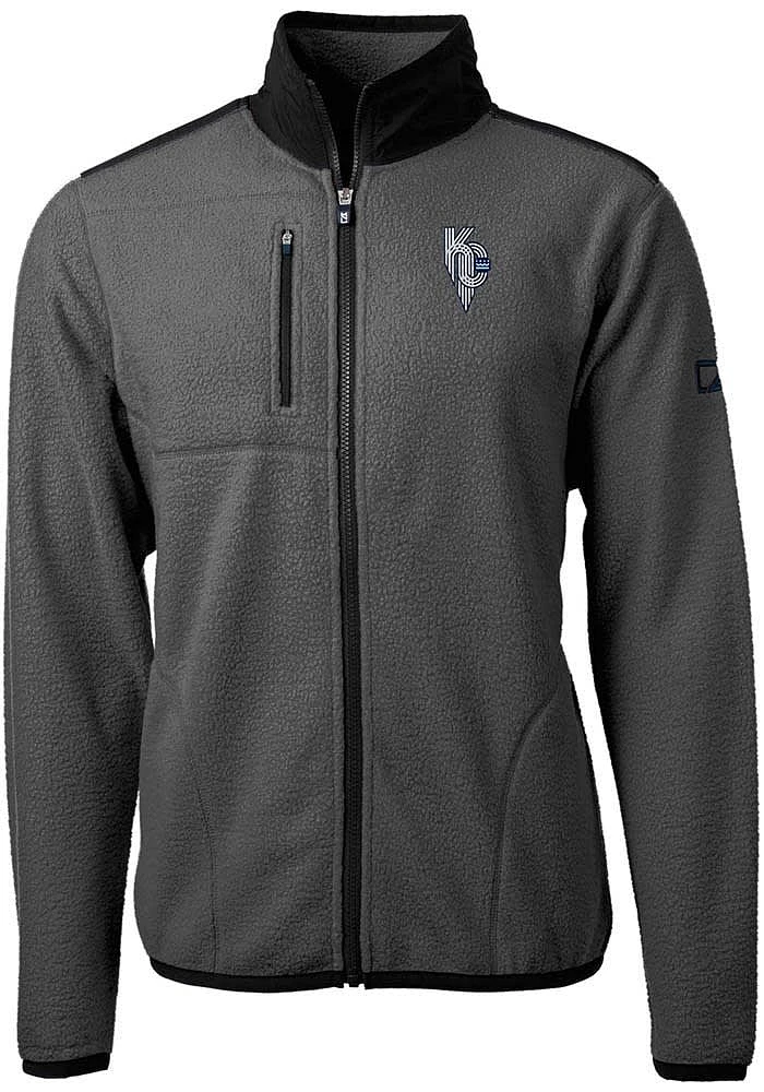 Cutter and Buck Kansas City Royals Mens Connect Cascade Sherpa Light Weight Jacket
