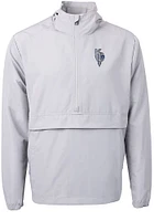 Cutter and Buck Kansas City Royals Mens Grey Connect Charter Eco Pullover Jackets