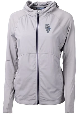 Cutter and Buck Kansas City Royals Womens Connect Adapt Eco Light Weight Jacket