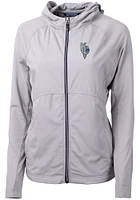 Cutter and Buck Kansas City Royals Womens Connect Adapt Eco Light Weight Jacket