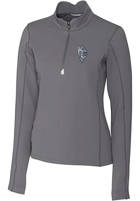 Cutter and Buck Kansas City Royals Womens Connect Traverse Qtr Zip