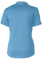 Cutter and Buck Kansas City Royals Womens Light Blue Connect Prospect Short Sleeve Polo Shirt