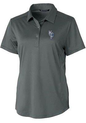 Cutter and Buck Kansas City Royals Womens Connect Prospect Short Sleeve Polo Shirt