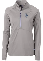 Cutter and Buck Kansas City Royals Womens Connect Adapt Eco Qtr Zip