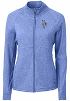 Cutter and Buck Kansas City Royals Womens Blue Connect Adapt Eco Knit Light Weight Jacket