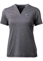 Cutter and Buck Kansas City Royals Womens Charcoal Connect Forge Short Sleeve T-Shirt