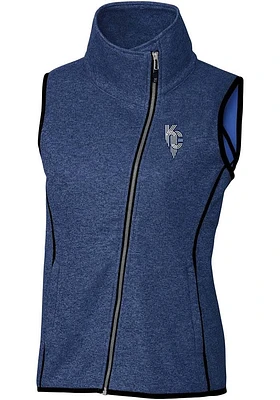 Cutter and Buck Kansas City Royals Womens Blue Connect Mainsail Vest