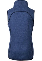 Cutter and Buck Kansas City Royals Womens Blue Connect Mainsail Vest