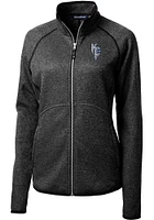 Cutter and Buck Kansas City Royals Womens Charcoal Connect Mainsail Light Weight Jacket