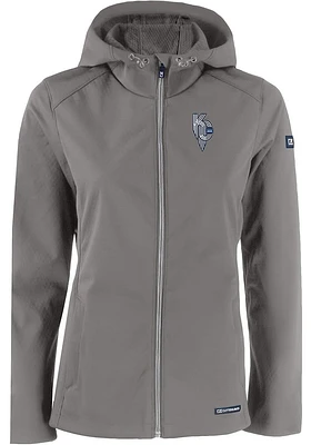 Cutter and Buck Kansas City Royals Womens Connect Evoke Light Weight Jacket