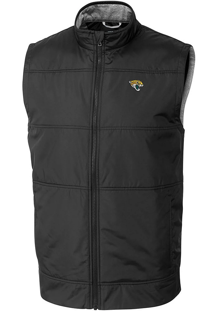 Cutter and Buck Jacksonville Jaguars Mens Stealth Sleeveless Jacket