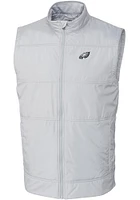 Cutter and Buck Philadelphia Eagles Mens Grey Stealth Sleeveless Jacket