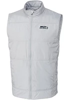 Cutter and Buck Seattle Seahawks Mens Grey Stealth Sleeveless Jacket