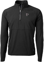 Cutter and Buck Atlanta Falcons Mens Adapt Eco Hybrid Long Sleeve Qtr Zip Pullover