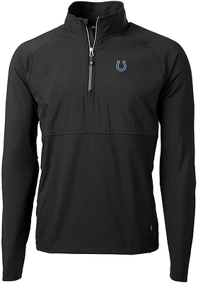 Cutter and Buck Indianapolis Colts Mens Adapt Eco Hybrid Long Sleeve Qtr Zip Pullover
