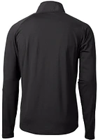Cutter and Buck New Orleans Saints Mens Adapt Eco Hybrid Long Sleeve Qtr Zip Pullover